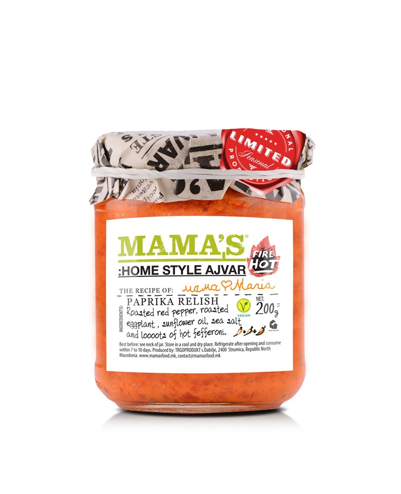 MAMA'S Homestyle Ajvar Fire Hot