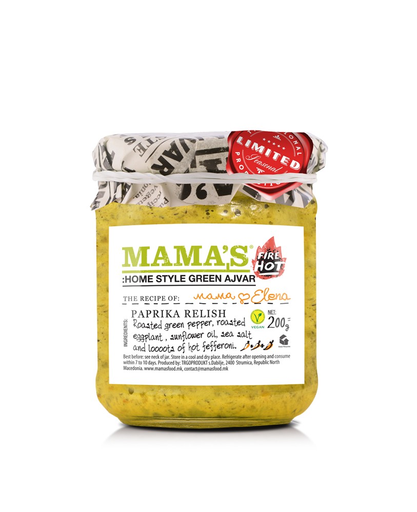 MAMA'S Homestyle Green Ajvar | FireHot