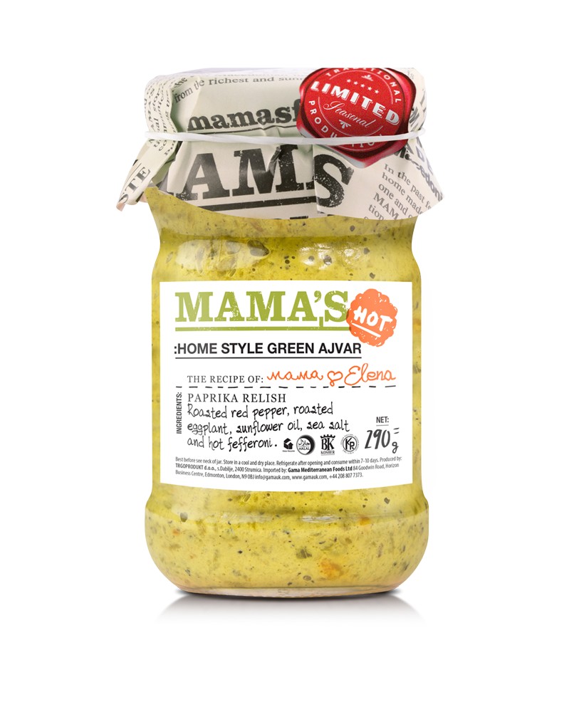 MAMA'S Homestyle Green Ajvar | Hot