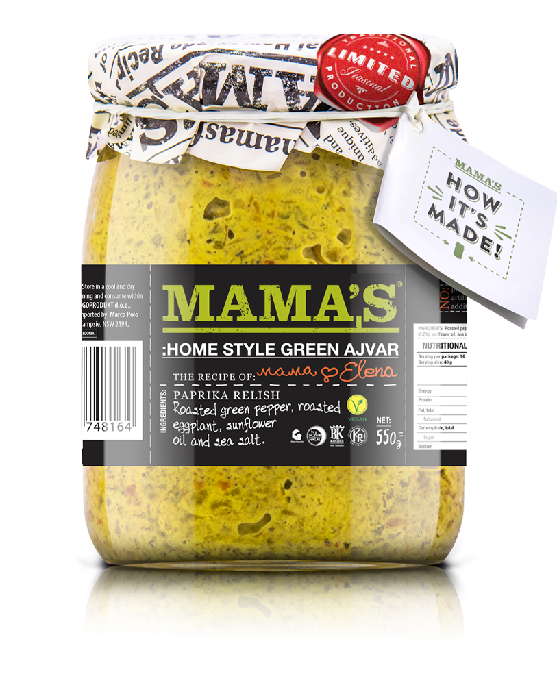 MAMA'S Homestyle Green Ajvar