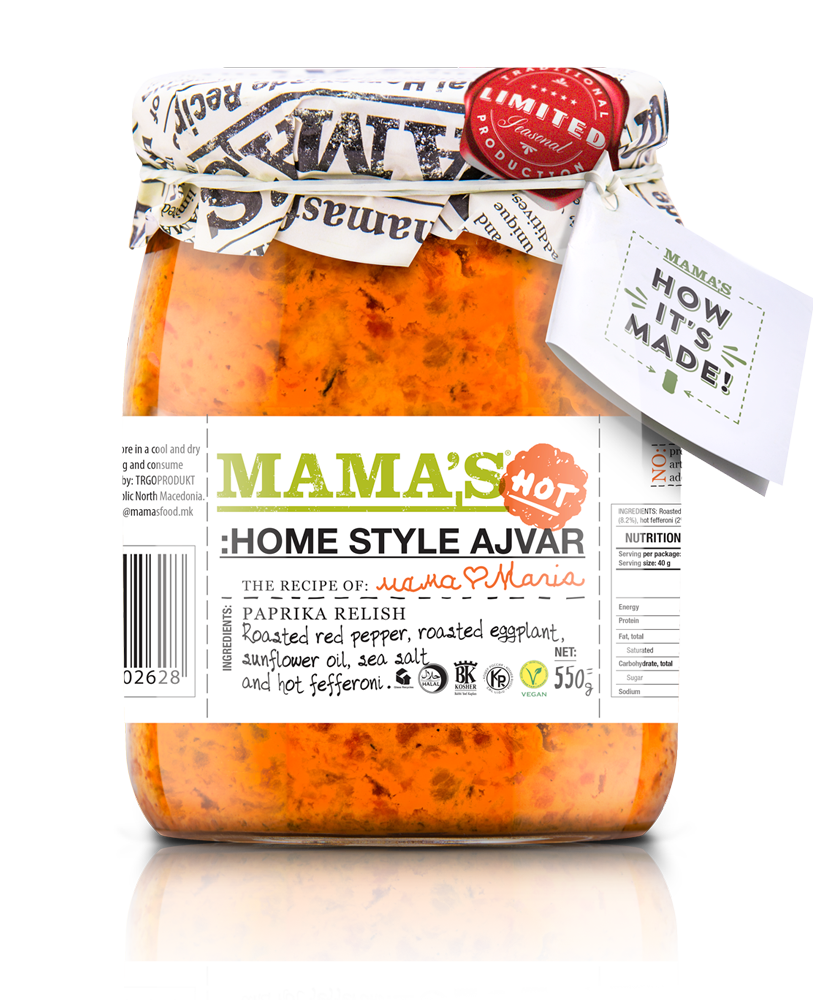MAMA'S Homestyle Ajvar Hot