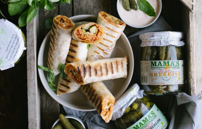 Burrito with Gherkins